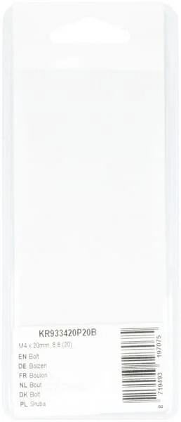 Kramp - KR933420P20B - Schraube Mm, 8.8 (20)