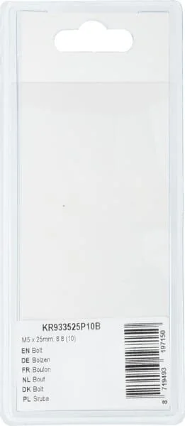 Kramp - KR933525P10B - Schraube Mm, 8.8 (10)