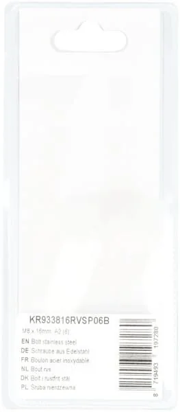Kramp - KR933816RVSP06B - Bolzen Edelstahl Mm, A2 (6)
