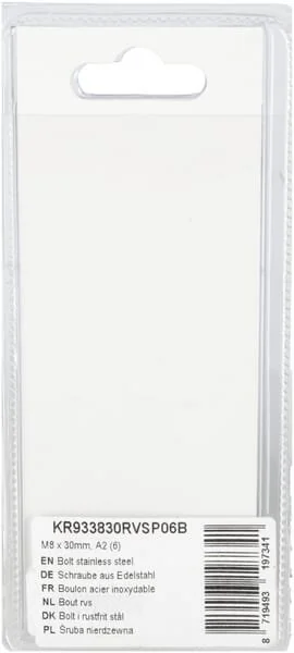 Kramp - KR933830RVSP06B - Bolzen Edelstahl Mm, A2 (6)