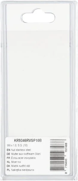 Kramp - KR9346RVSP10B - Mutter Edelstahl, S.S. (10)