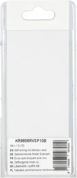 Kramp - KR9856RVSP10B - Selbstsichernde Mutter Edelstahl (10)