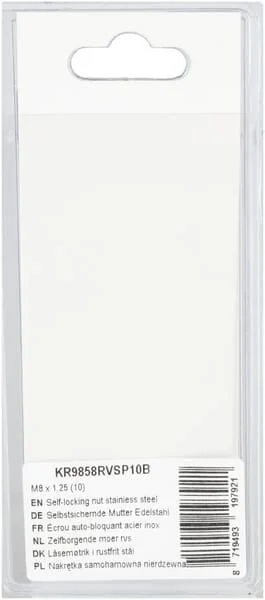 Kramp - KR9858RVSP10B - Selbstsichernde Mutter Edelstahl (10)