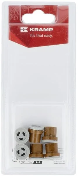 Kramp - KRATR80BROWNP06B - Spritzen-Düse Braun 80° (6)
