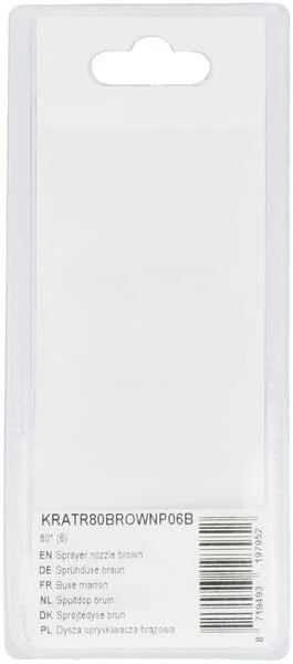 Kramp - KRATR80BROWNP06B - Spritzen-Düse Braun 80° (6)