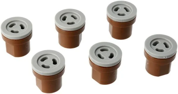 Kramp - KRATR80BROWNP06B - Spritzen-Düse Braun 80° (6)