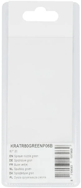 Kramp - KRATR80GREENP06B - Spritzen-Düse Grün 80° (6)