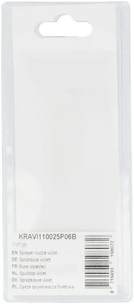 Kramp - KRAVI110025P06B - Spritzen-Düse Violett 110° (6)
