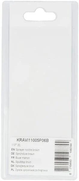 Kramp - KRAVI11005P06B - Spritzen-Düse Braun 110° (6)