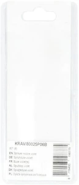 Kramp - KRAVI80025P06B - Spritzen-Düse Violett 80° (6)