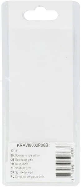 Kramp - KRAVI8002P06B - Spritzen-Düse Gelb 80° (6)