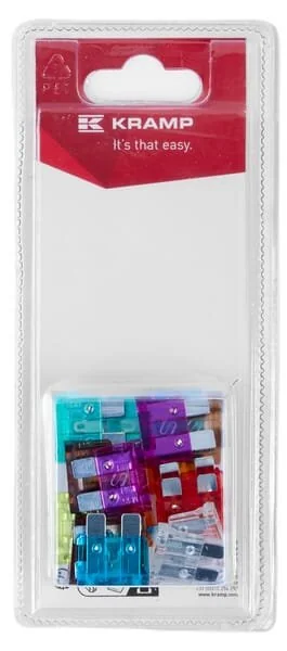 Kramp - KRBLADEFUSESP18B - Sicherung 20mm, Flachstecker (18)
