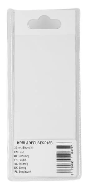 Kramp - KRBLADEFUSESP18B - Sicherung 20mm, Flachstecker (18)