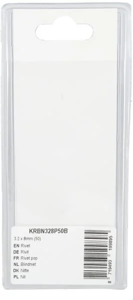 Kramp - KRBN328P50B - Niete 3.2x8mm (50)