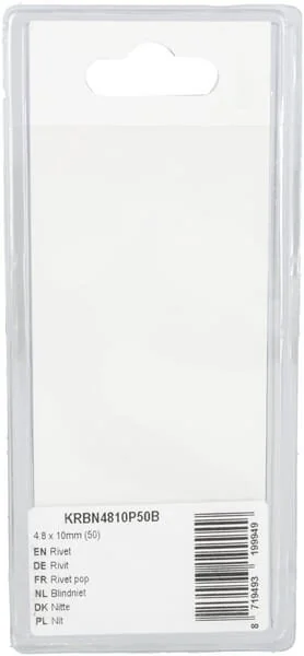 Kramp - KRBN4810P50B - Niete 4.8x10mm (50)