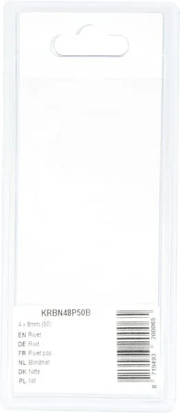 Kramp - KRBN48P50B - Niete 4x8mm (50)