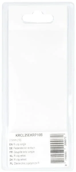 Kramp - KRCL25EKRP10B - R-Splint Einfach 2.5mm (10)