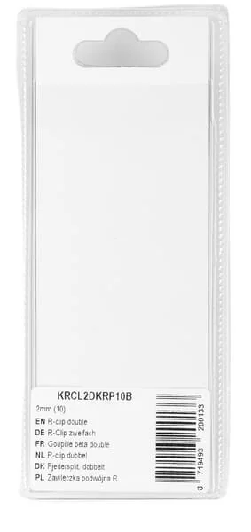 Kramp - KRCL2DKRP10B - R-Clip Doppelt 2mm (10)