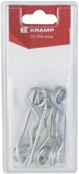 Kramp - KRCL3DKRP06B - R-Clip Doppelt 3mm (6)