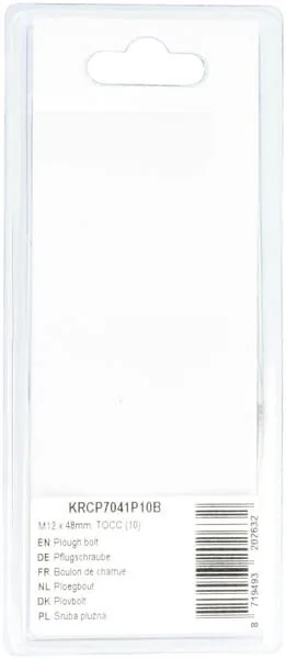 Kramp - KRCP7041P10B - Pflugschraube M12x48mm, TOCC (10)