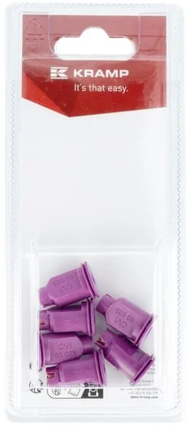 Kramp - KRCVI80025P06B - Spritzen-Düse Violett 80° (6)