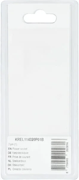 Kramp - KREL114320P01B - Steckdose 2 Pin (1)