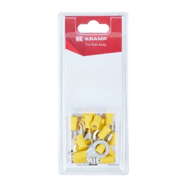 Kramp - KRELEC02P20B - Crimp Klemmenkit Gelb (20)