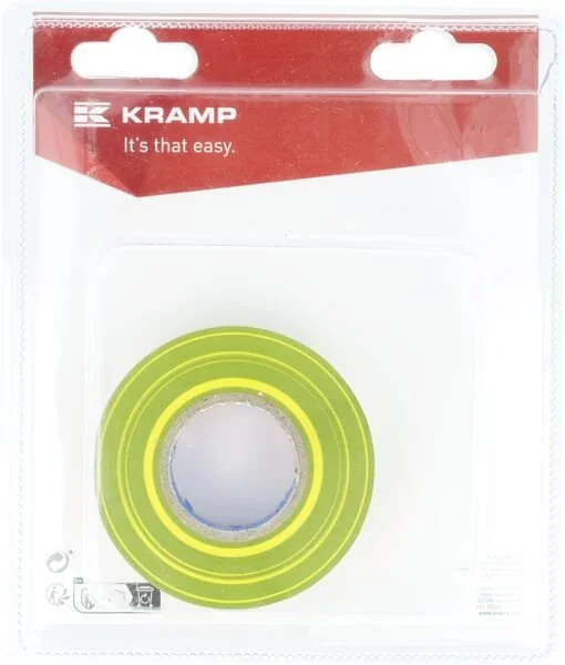 Kramp - KREM204016P01B - Isolierband Gelb/Grün 19mm x 20m (1)