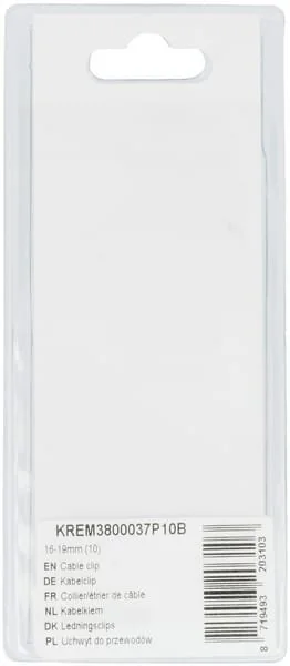 Kramp - KREM3800037P10B - Kabelclip 16-19mm (10)