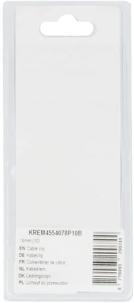 Kramp - KREM4554078P10B - Kabelclip 16mm (10)