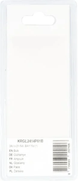 Kramp - KRGL2414P01B - Glühbirne 24V x 21-5W, BAY15d (1)