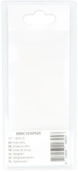 Kramp - KRHC1016P02B - Schlauchklemme - 16mm (2)