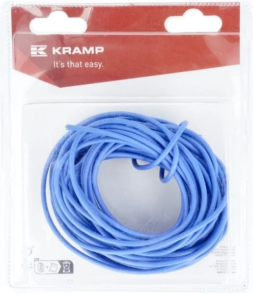 Kramp - KRKA1150P10B - Elektrisches Kabel Blau 1x1.5mm², 10m (1)