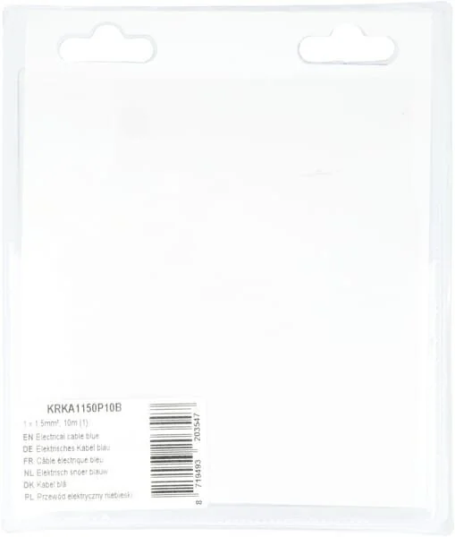 Kramp - KRKA1150P10B - Elektrisches Kabel Blau 1x1.5mm², 10m (1)