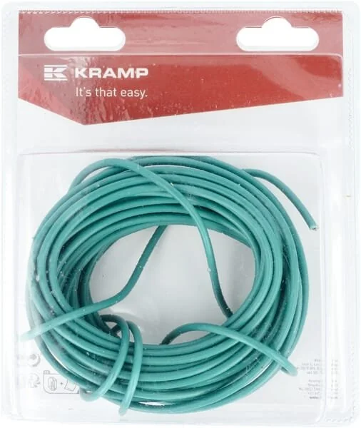 Kramp - KRKA1153P10B - Elektrisches Kabel Grün 1x1.5mm², 10m (1)