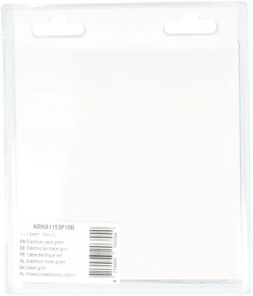 Kramp - KRKA1153P10B - Elektrisches Kabel Grün 1x1.5mm², 10m (1)