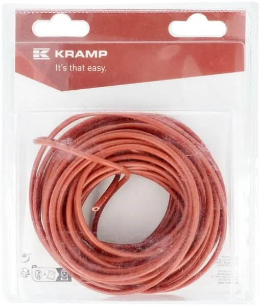 Kramp - KRKA1154P10B - Elektrisches Kabel Rot 1x1.5mm², 10m (1)