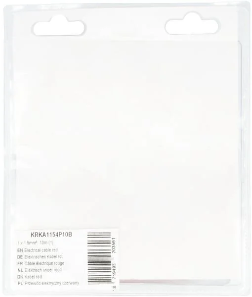 Kramp - KRKA1154P10B - Elektrisches Kabel Rot 1x1.5mm², 10m (1)