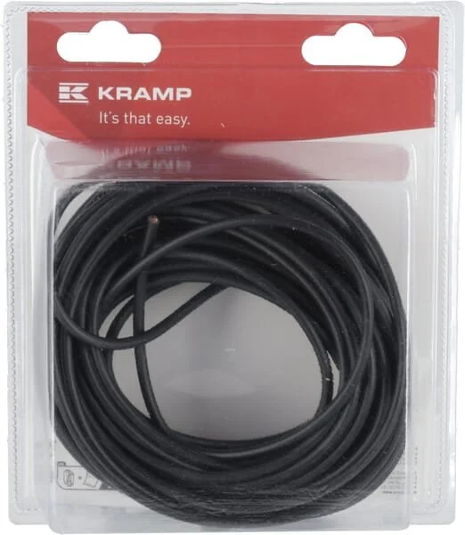Kramp - KRKA1255P10B - Elektrisches Kabel Schwarz 1x2.5mm², 10m (1)