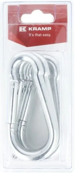 Kramp - KRKH10P04B - Karabinerhaken 10mm x 100mm (4)