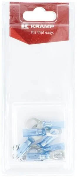 Kramp - KRKK2015258P06B - Ringkabelschuh, Blau - 1.5-2.5mm² (6)