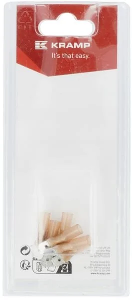 Kramp - KRKK500515P06B - Anschlussklemme Stecker, Rot 6.3x0.8mm - 0.5-1.0mm² (6)