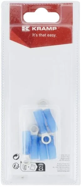 Kramp - KRKK601525P06B - Ringkabelschuh, Blau - 1.5-2.5mm² (6)