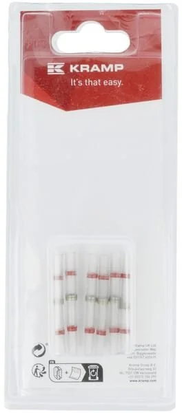 Kramp - KRKSK300515P06B - Wärmeschrumpf-Löthülse Rot - 0.5-1.0mm² (6)