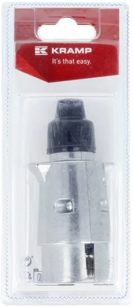 Kramp - KRLA403012P01B - Anhängerstiftstecker Metall 7 Pin (1)
