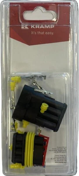 Kramp - KRLA890PAIR4P01B - Stecker und Buchsensatz Superseal 4 Pin (1)