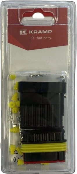 Kramp - KRLA890PAIR6P01B - Stecker und Buchsensatz Superseal 6 Pin (1)
