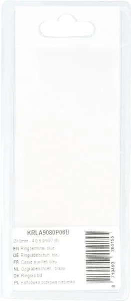 Kramp - KRLA9080P06B - Ringkabelschuh, Gelb - 4.0-6.0mm² (6)