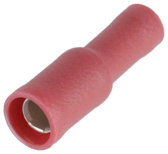 Kramp - KRLA9125P06B - Rundsteckverbinder Buchse, Rot 4.0mm - 0.5-1.0mm² (6)