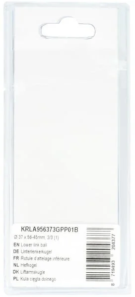 Kramp - KRLA956373GPP01B - Unterlenker Kugel Durchmesser 37x56-45mm, 2/3 (1)